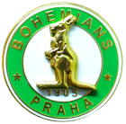 5611-odznak pin 3d zeleny kruh bohemians